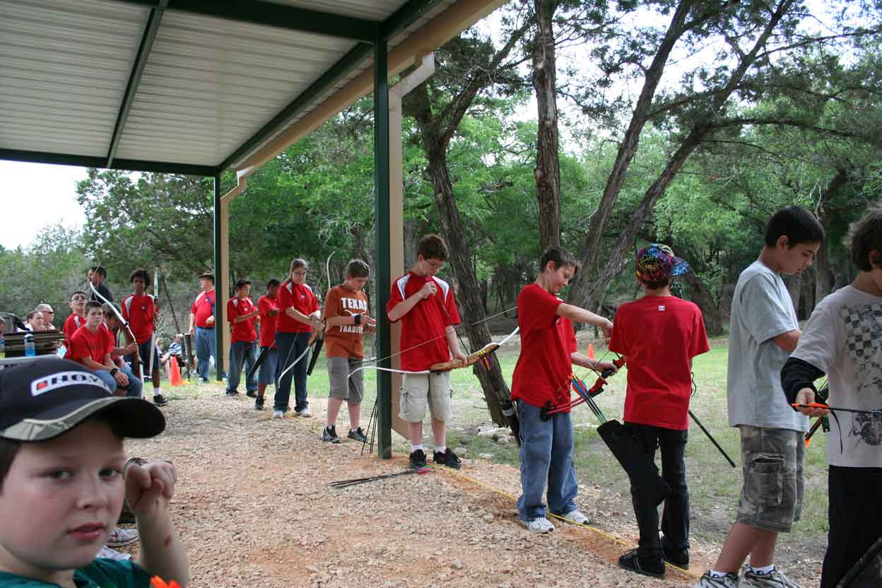 Children Learn Archery